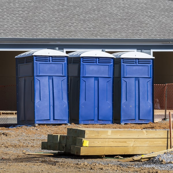 is there a specific order in which to place multiple porta potties in Woodbridge NJ